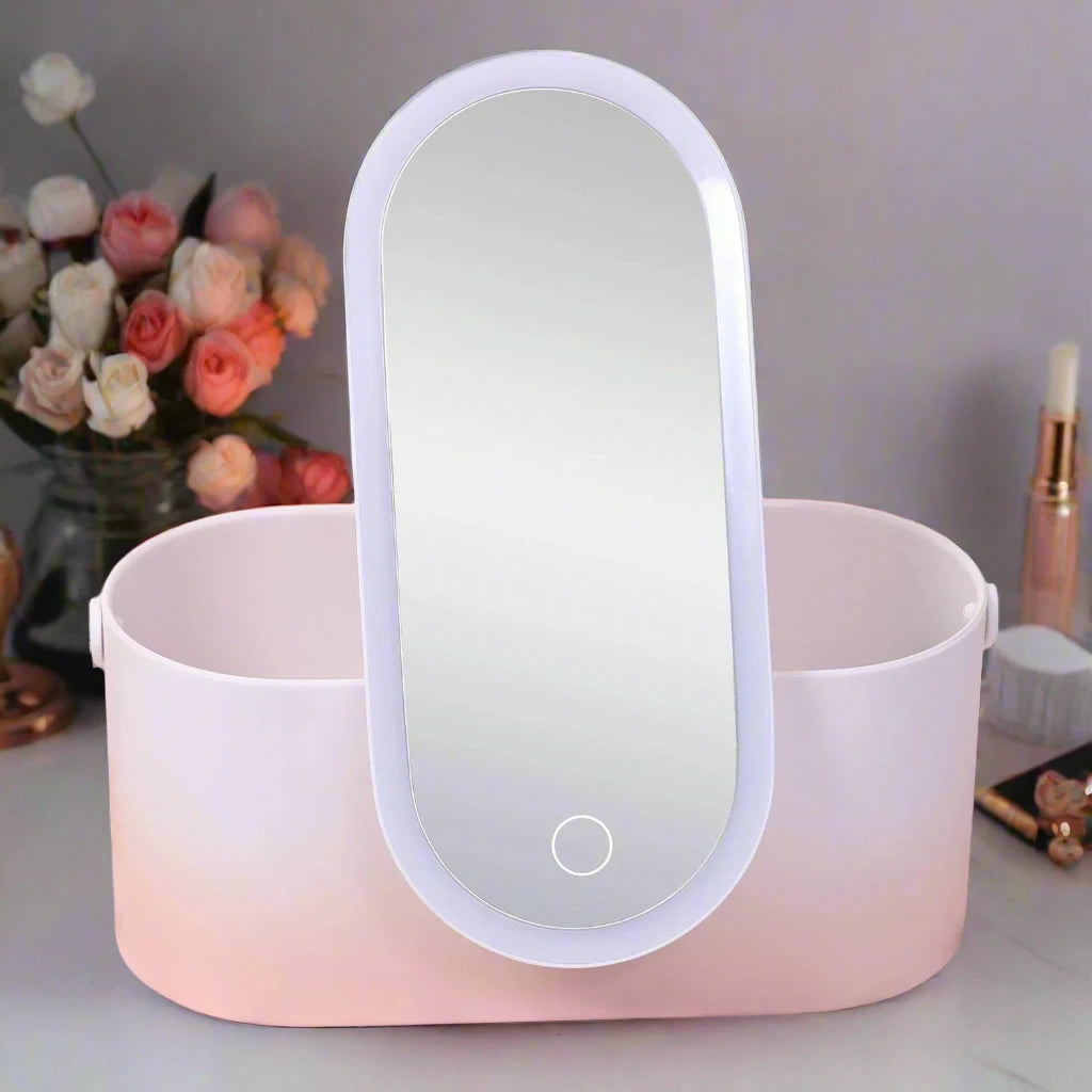 Portable Makeup Box With LED