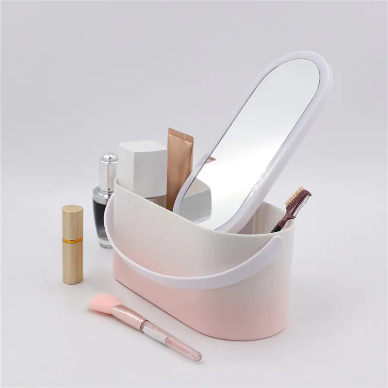 Portable Makeup Box With LED