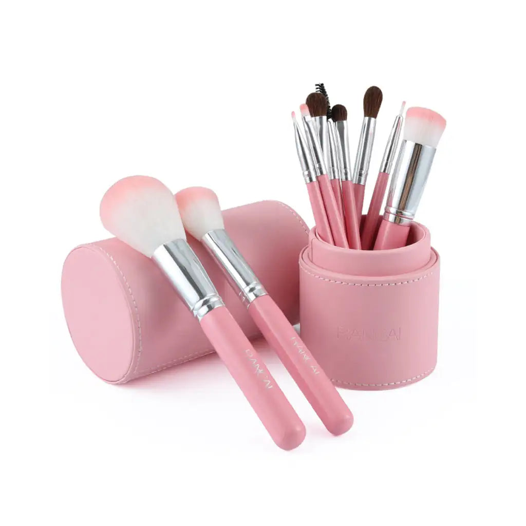 Pink Makeup Brush Set